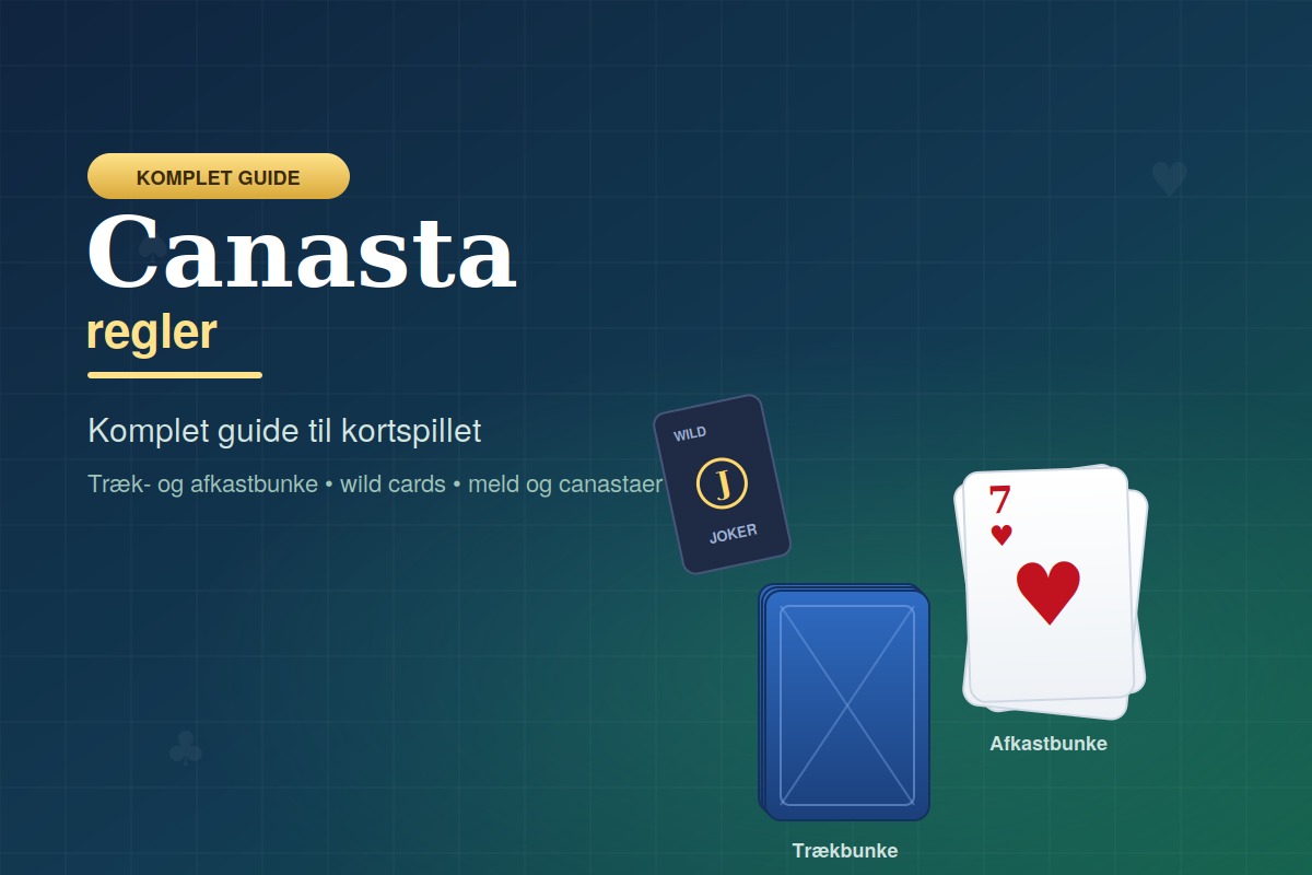 Canasta regler - komplet guide til kortspillet