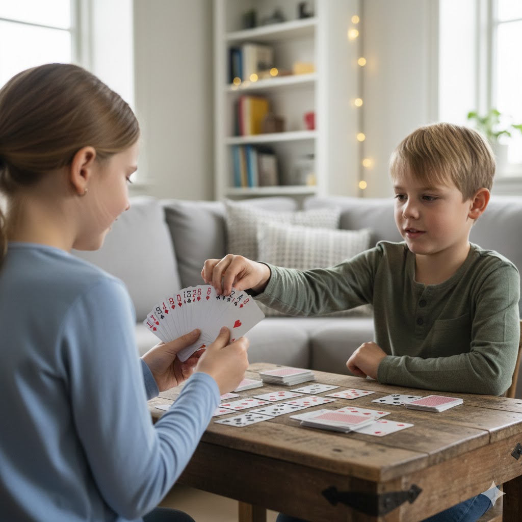 gammel jomfru kortspil