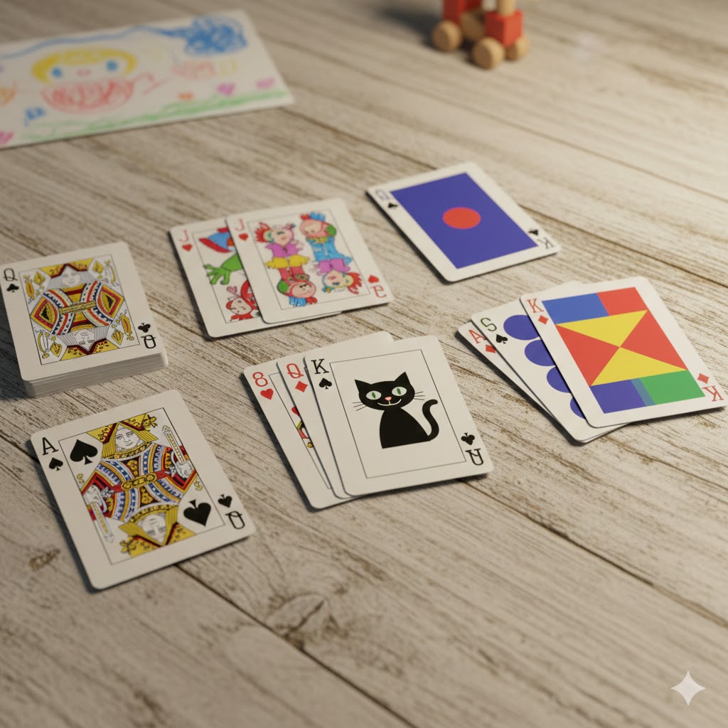 gammel jomfru kortspil