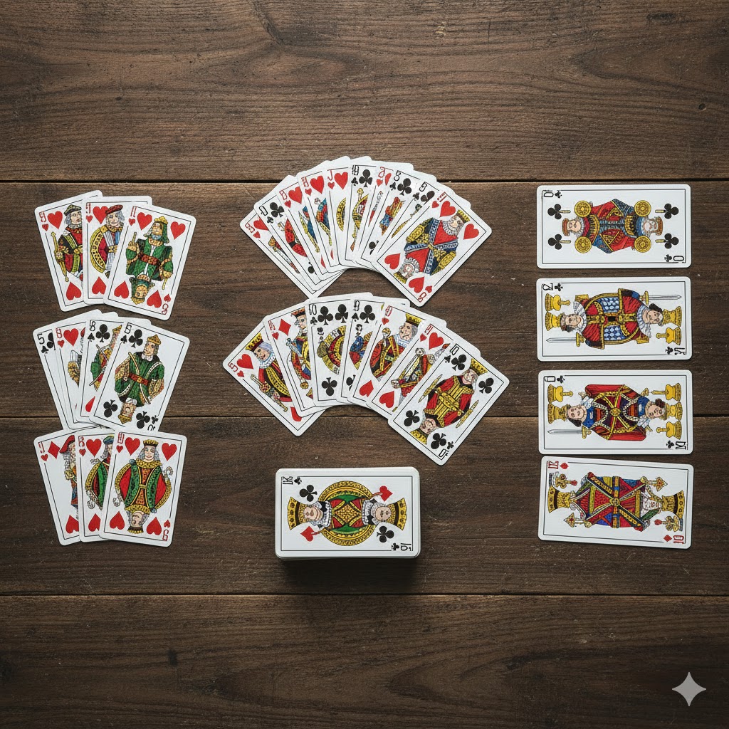 Hvor mange billedkort er der i et kortspil