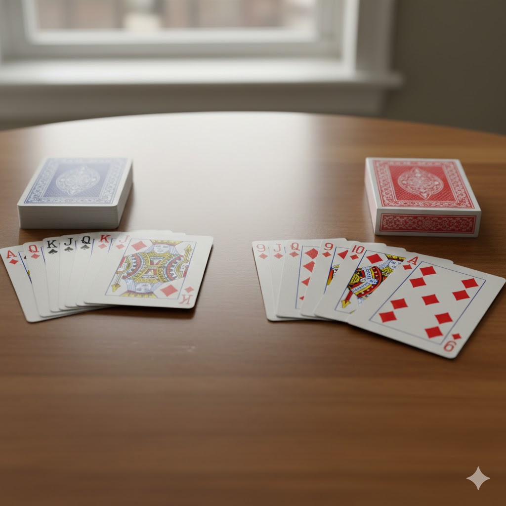 hvor mange ruder er der i et kortspil